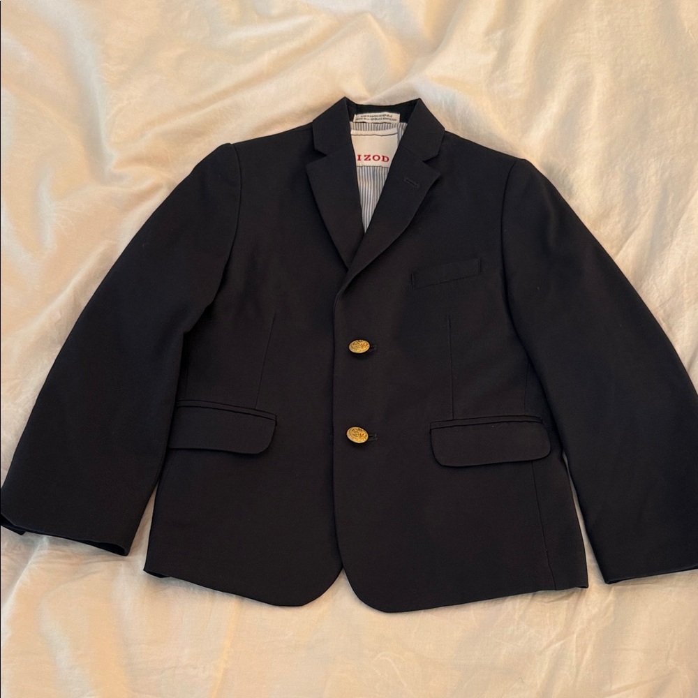 Izod Kids Navy Blazer with Gold Buttons